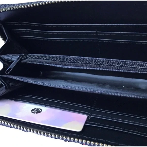 1 LEFT! Pink Glitter Fancy Elegant Glitter Wallet Holiday Date Wedding - Picture 4 of 6